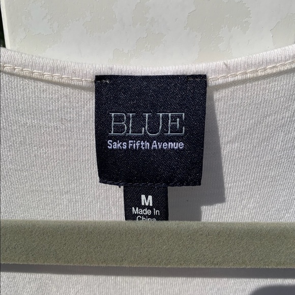 NWT Saks Fifth Avenue turquoise Ombré Sequin Tank Top/Cami size Medium - Picture 5 of 6